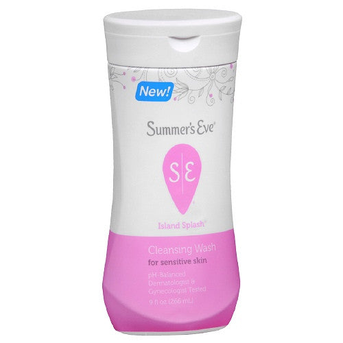 Summers Eve Cleansing Wash For Sensitive Skin, Island Splash - 9 Oz